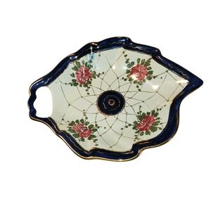 Vintage Hand Painted Decor Dish '60s